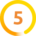 Ícone com o número 5