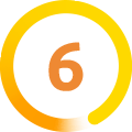 Ícone com o número 6